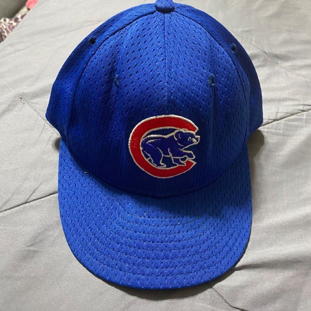 Fifty-nine fifty Blue red Cubs symbol baseball hat - Picture 3 of 5